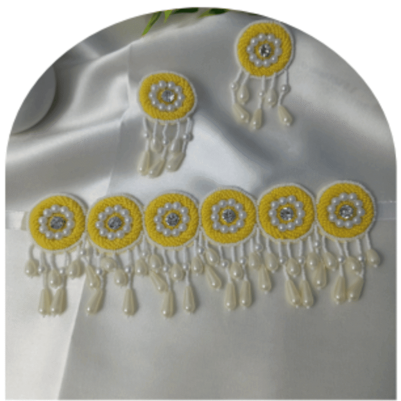 Beaded Necklace Set for Women – Stylish & Lightweight Jewellery (Design BN-2a)