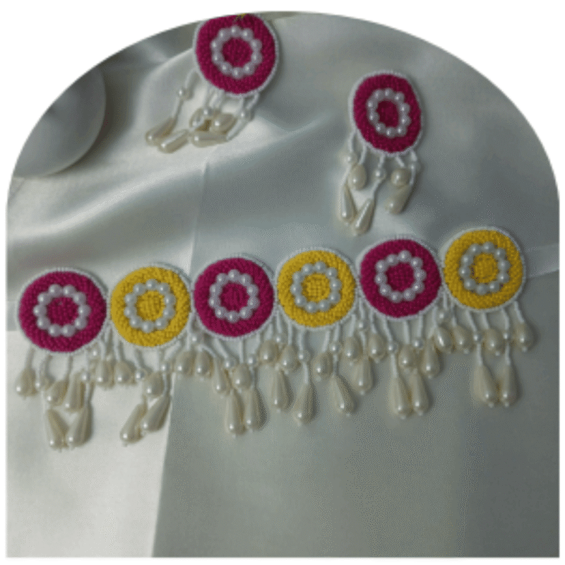 Beaded Necklace Set for Women – Classic Artificial Jewellery (Design BN-2b)