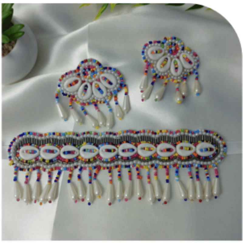 Beaded Necklace Set for Women – Elegant Traditional & Modern Wear (Design BN-3)