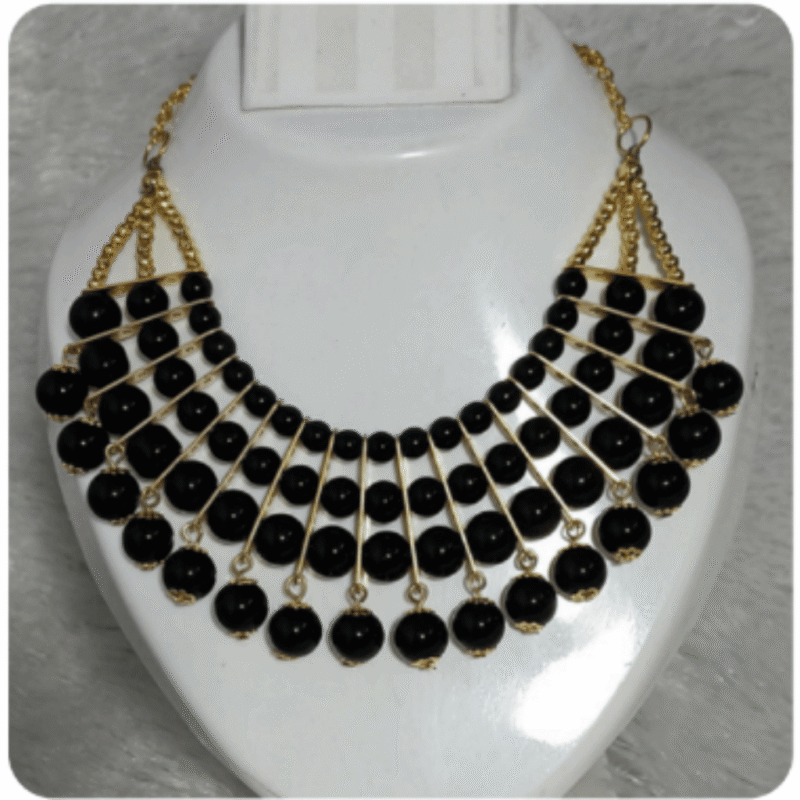 Oxidized Necklace Set with Earrings – Design ON-1