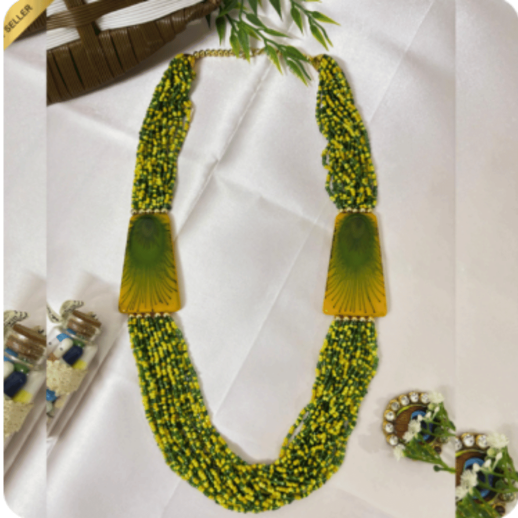 Stone Beaded Necklace Set – Design ON-21a