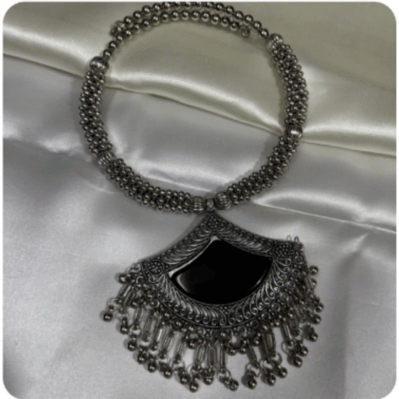 Stone Necklace Set with Earrings – Design ON-23e