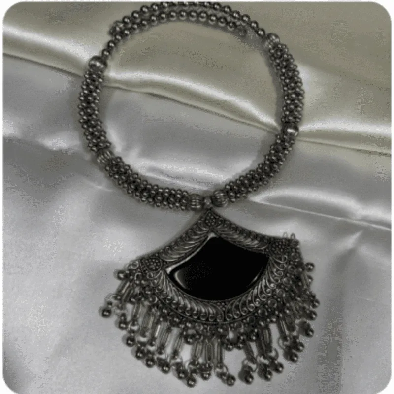 Stone Necklace Set with Earrings – Design ON-23e