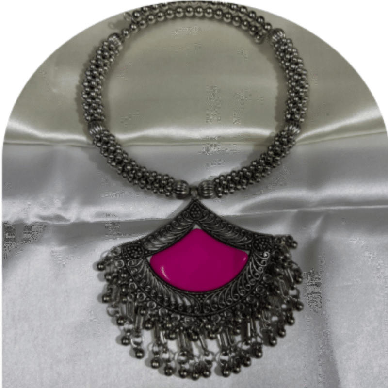 Stone Necklace Set with Earrings – Design ON-23f