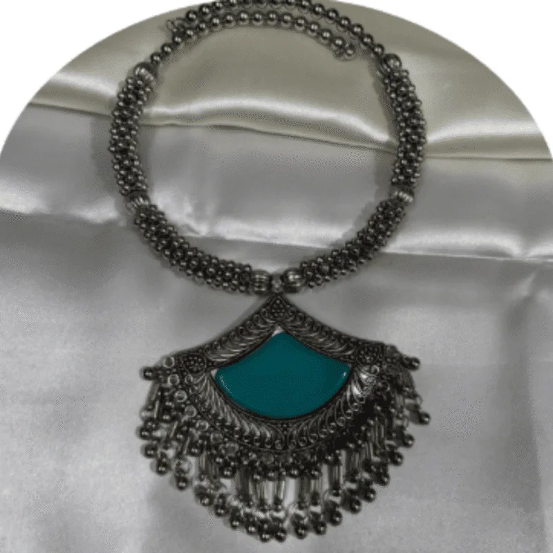 Stone Necklace Set with Earrings – Design ON-23g