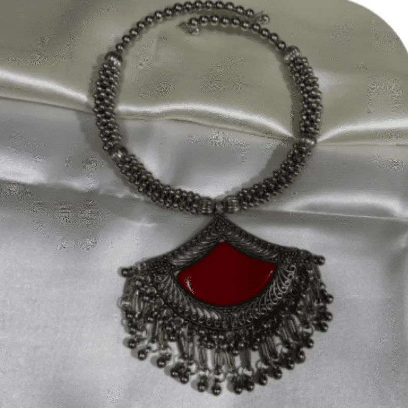 Stone Necklace Set with Earrings – Design ON-23h