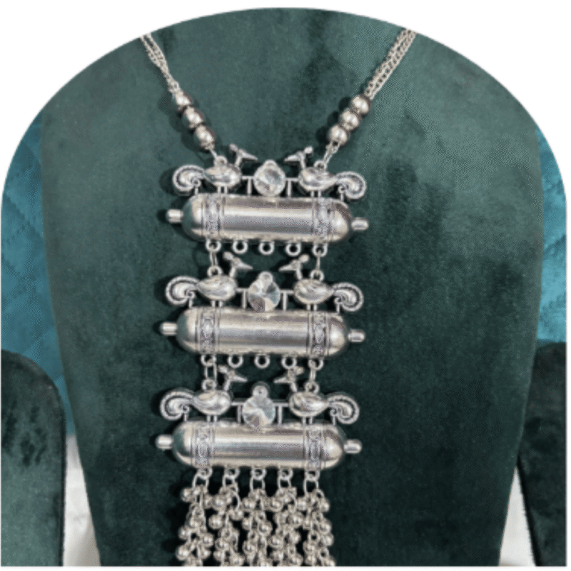 Oxidized Long Necklace Set – Design ON-29
