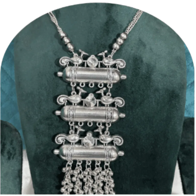 Oxidized Long Necklace Set – Design ON-29