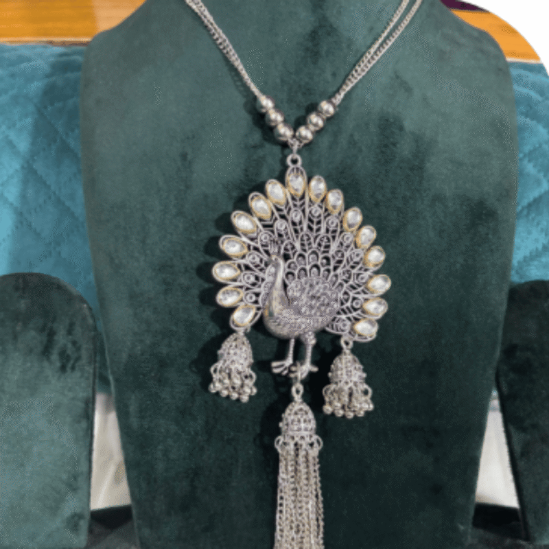 Oxidized Long Necklace Set – Design ON-30