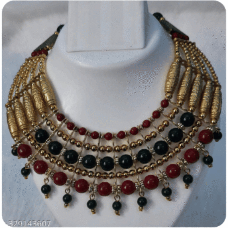 Oxidized Necklace Set with Earrings – Design ON-4