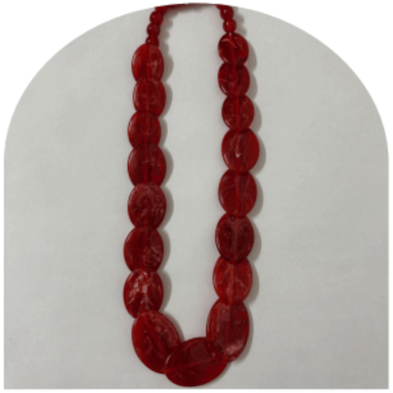 Elegant White Stone Necklace Set with Earrings – Design SN1F