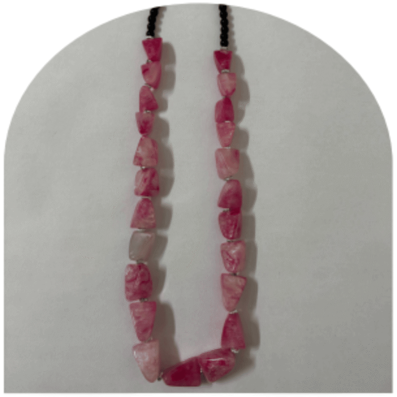 Elegant White Stone Necklace Set with Earrings – Design SN5C