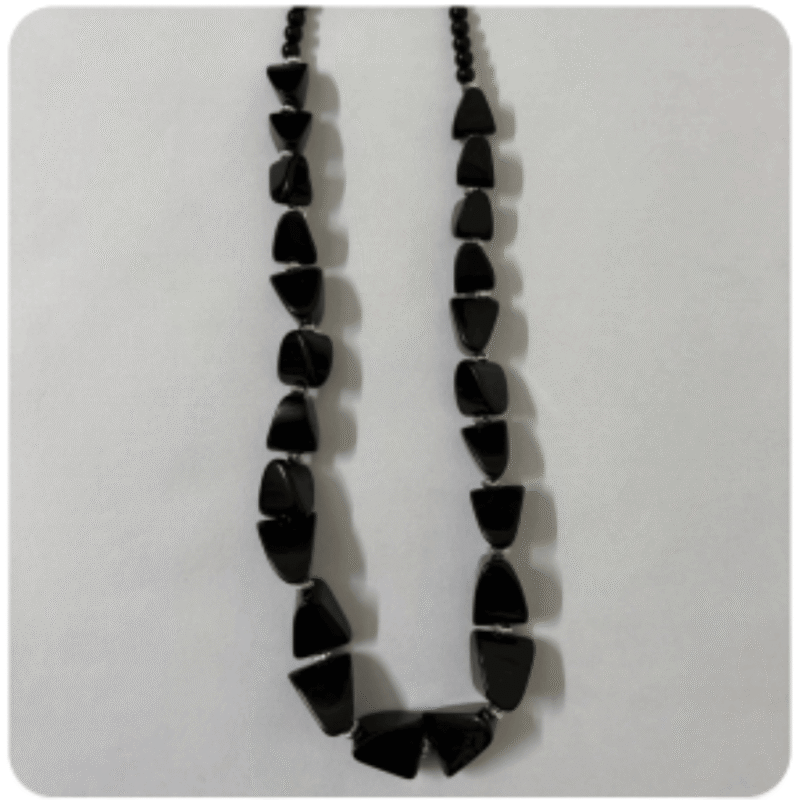 Elegant White Stone Necklace Set with Earrings – Design SN5F