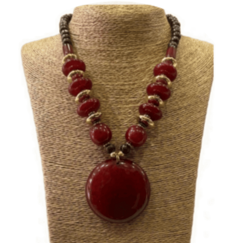 Elegant White Stone Necklace Set with Earrings – Design SN7C