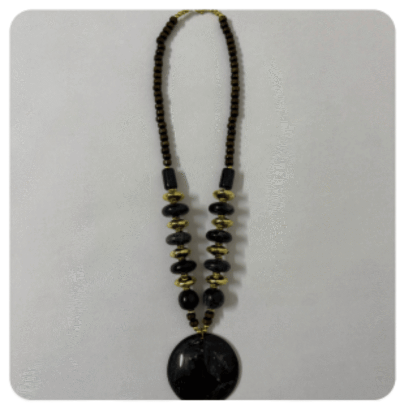 Elegant White Stone Necklace Set with Earrings – Design SN7F